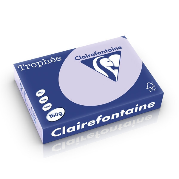 Clairefontaine 160g A4 papper | lila | Clairefontaine | 250 ark 1043PC 250244 - 1