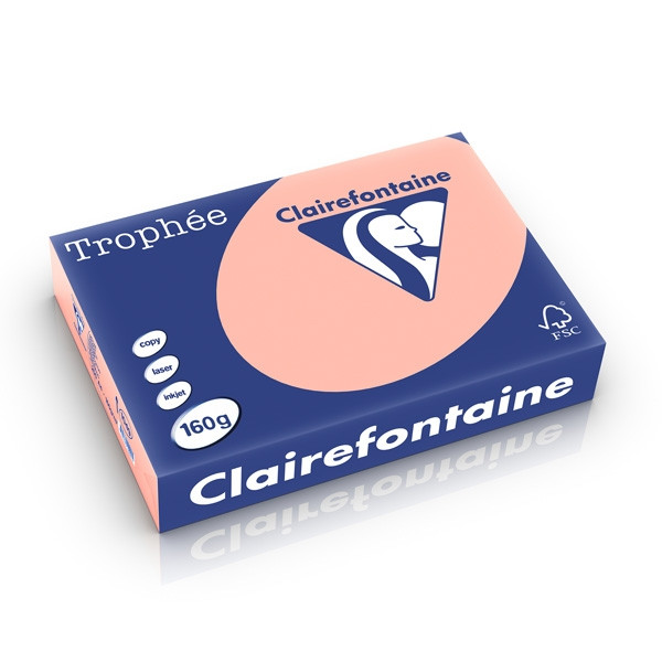 Clairefontaine 160g A4 papper | persika | 250 ark | Clairefontaine 1049PC 250238 - 1