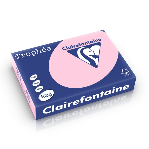 Clairefontaine 160g A4 papper | rosa | Clairefontaine | 250 ark 2634PC 250243 - 1