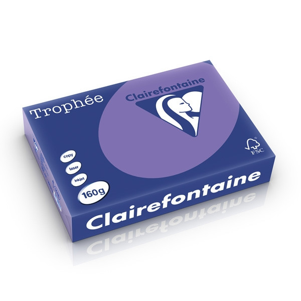 Clairefontaine 160g A4 papper | violett | Clairefontaine | 250 ark 1018PC 250259 - 1