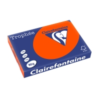 Clairefontaine 80g A3 papper | kardinalröd | Clairefontaine | 500 ark 1883PC 250116