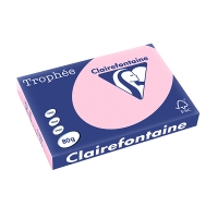 Clairefontaine 80g A3 papper | rosa | Clairefontaine | 500 ark 1888PC 250111