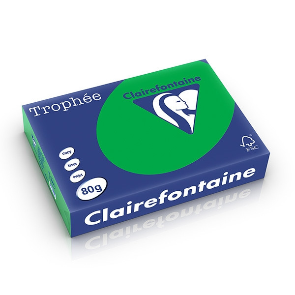 Clairefontaine 80g A4 papper | biljardgrön | Clairefontaine | 500 ark 1991PC 250033 - 1