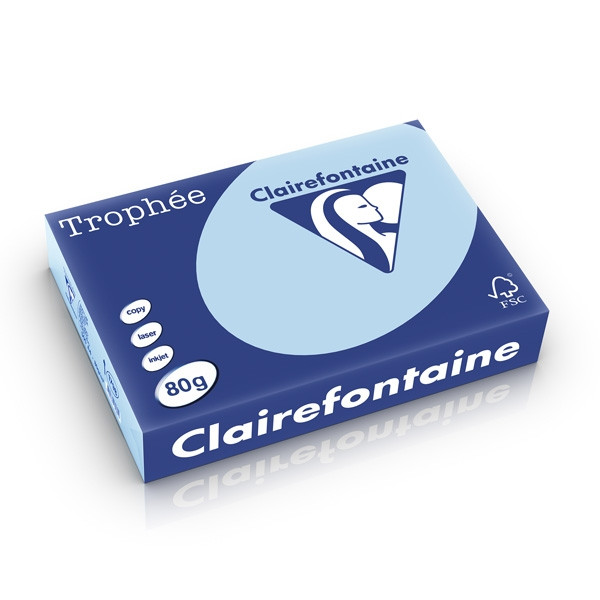 Clairefontaine 80g A4 papper | blå | Clairefontaine | 500 ark 1798PC 250171 - 1