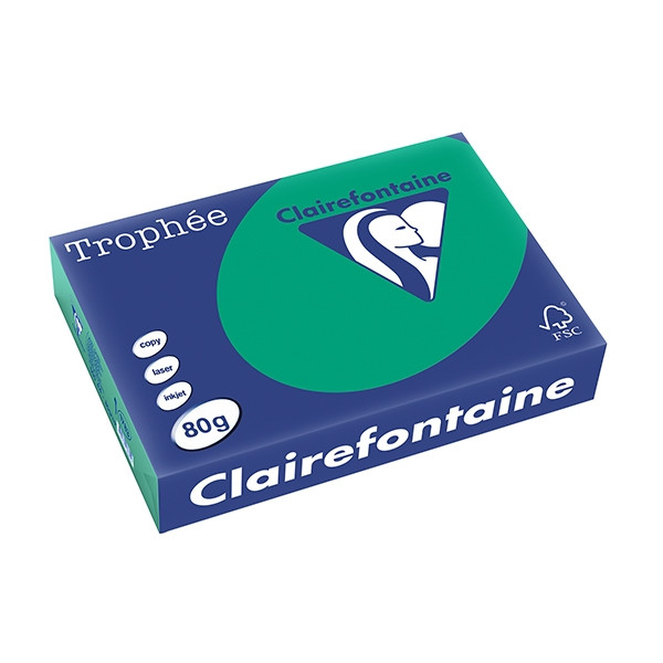 Clairefontaine 80g A4 papper | furugrön | Clairefontaine | 500 ark 1783PC 250062 - 1