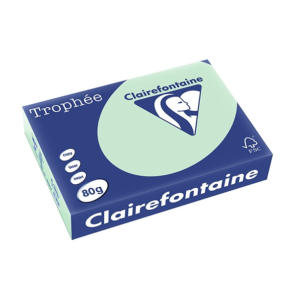 Clairefontaine 80g A4 papper | grön | Clairefontaine | 500 ark 1975PC 250053 - 1