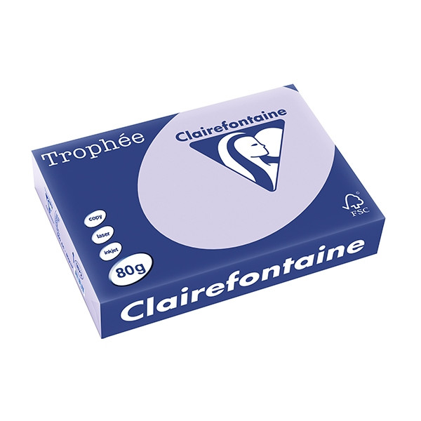 Clairefontaine 80g A4 papper | lila | Clairefontaine | 500 ark 1872PC 250052 - 1