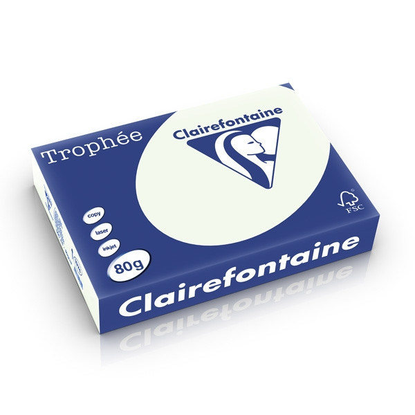 Clairefontaine 80g A4 papper | ljusgrön | Clairefontaine | 500 ark 1974PC 250174 - 1