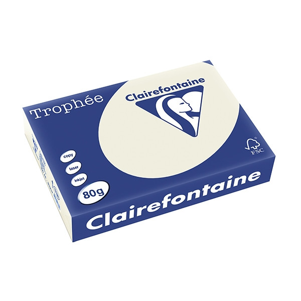 Clairefontaine 80g A4 papper | pärlgrå | Clairefontaine | 500 ark 1788PC 250047 - 1