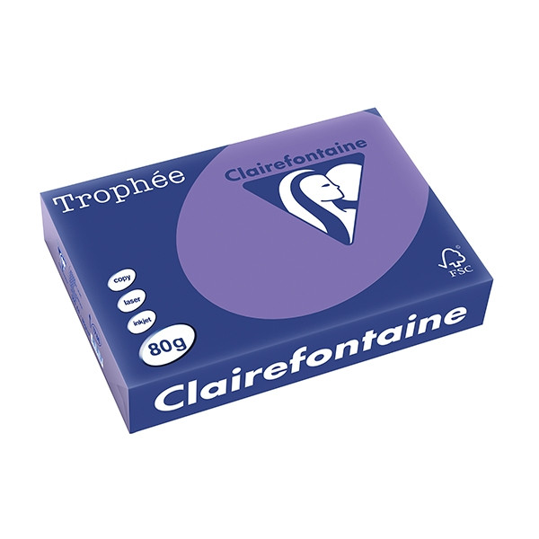 Clairefontaine 80g A4 papper | violett | Clairefontaine | 500 ark 1786PC 250058 - 1