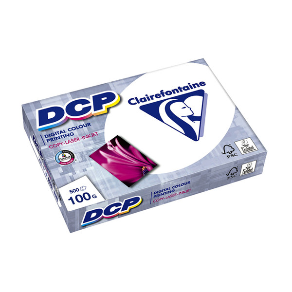 Clairefontaine DCP papper A4 | 100g | 500 ark | Clairefontaine [3,1Kg] 1821C 250465 - 1