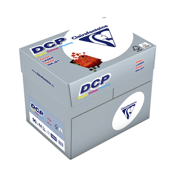 Clairefontaine DCP papper A4 | 90g | 2500 ark | Clairefontaine [14Kg]  250468 - 1