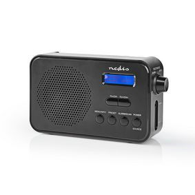 DAB+ radio | trådlös | Nedis RDDB1000BK K070501176 - 5