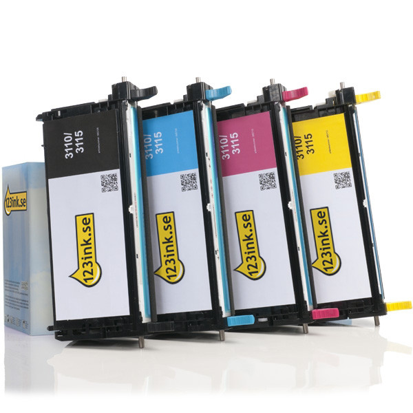 Dell 593-10169/66/67/68 toner 4-pack (varumärket 123ink)  086166 - 1