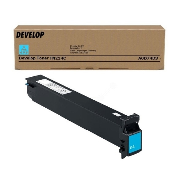 Develop TN-214C (A0D74D3) cyan toner (original) A0D74D3 049258 - 1