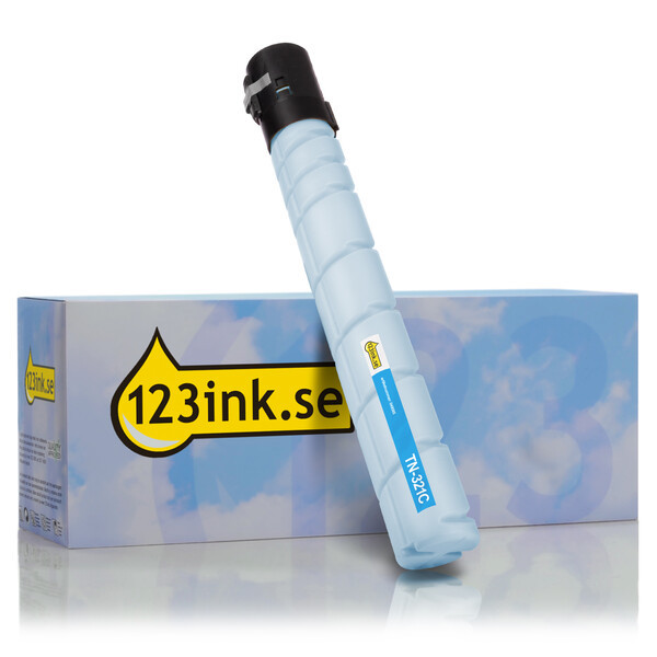 Develop TN-321C (A33K4D0) cyan toner (varumärket 123ink) A33K4D0C 049085 - 1