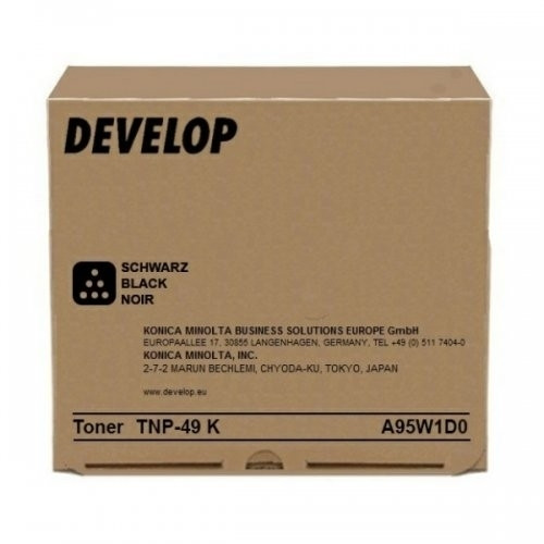 Develop TNP-49K (A95W1D0) svart toner (original) A95W1D0 049428 - 1