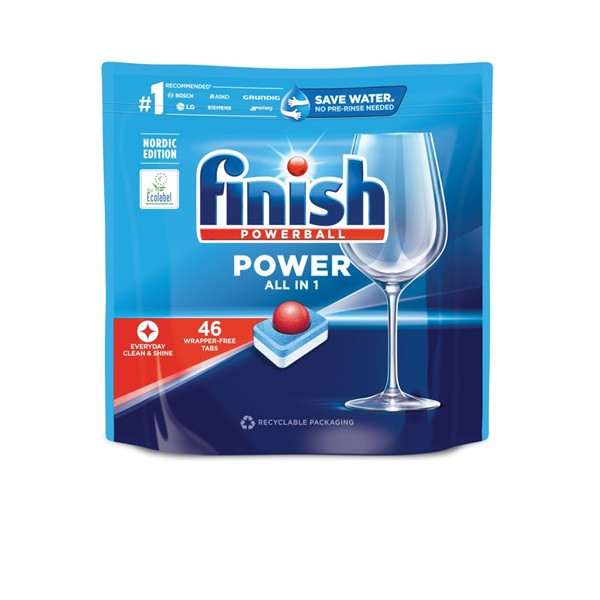 Diskmaskinstabletter | Finish Power All-in-1 | 46st 3210729 501665 - 1