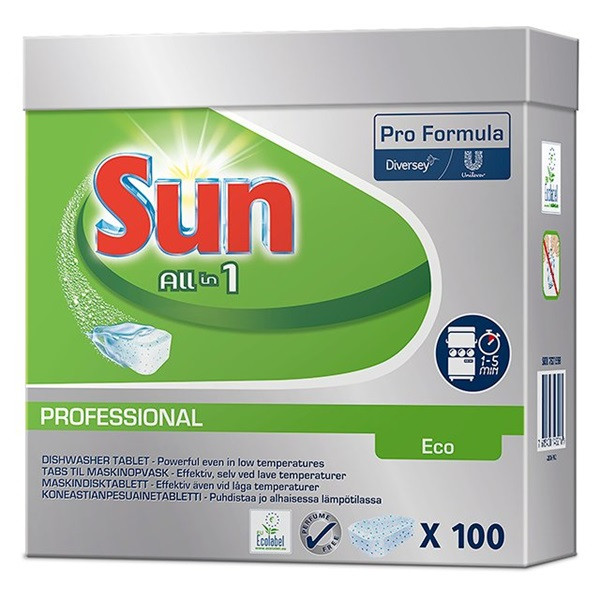 Diskmaskinstabletter | Sun All-in-1 | 100st 7521559 501663 - 1