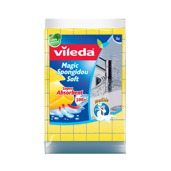 Disktrasa | gul | Vileda Spongidou | 3st  SVI00025 - 1