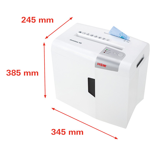 Dokumentförstörare P4 | HSM Shredstar X8 [6Kg] 1044121 400952 - 3