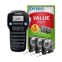 Dymo LabelManager 160 märkmaskin (AZERTY) + 3 tejp 2142991 2180810 833422