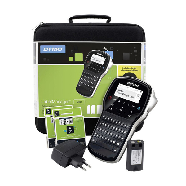 Dymo LabelManager 280 märkmaskin med väska (QWERTY) 2091152 833397 - 1