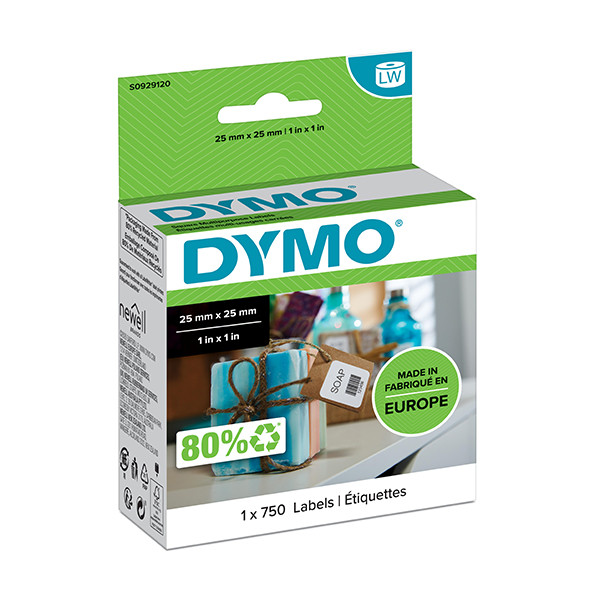 Dymo S0929120 | fyrkantiga universaletiketter (original) S0929120 088556 - 1