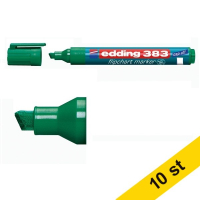 Edding Blädderblockspenna 1.0mm - 5.0mm | Edding 383 | grön | 10st  239770