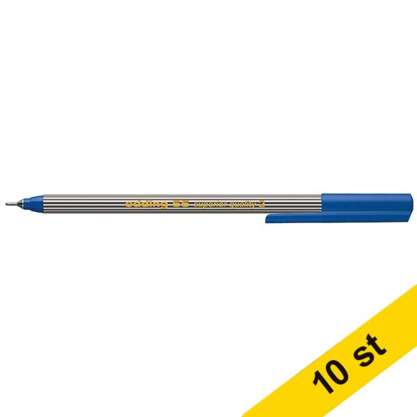 Edding Fineliner 0.3mm | Edding 55 | blå | 10st  239876 - 1