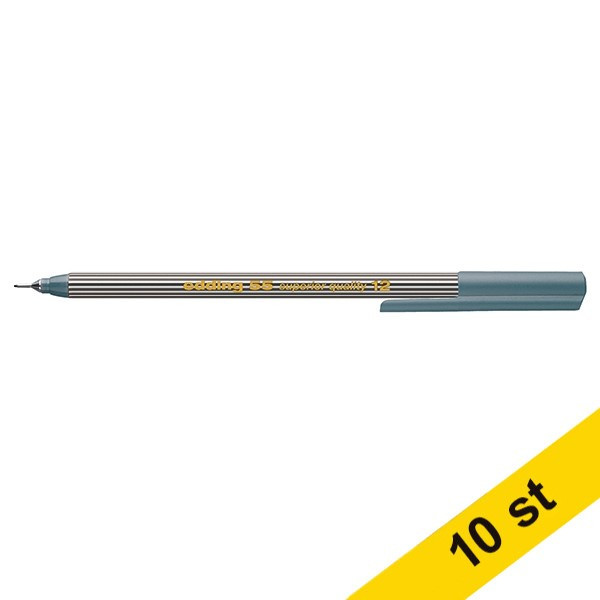 Edding Fineliner 0.3mm | Edding 55 | grå | 10st  239879 - 1