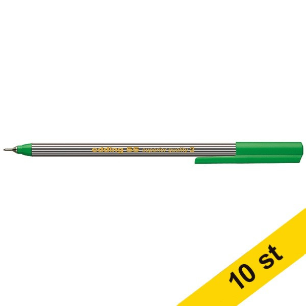 Edding Fineliner 0.3mm | Edding 55 | grön | 10st  239880 - 1