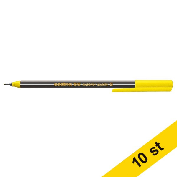 Edding Fineliner 0.3mm | Edding 55 | gul | 10st  239878 - 1