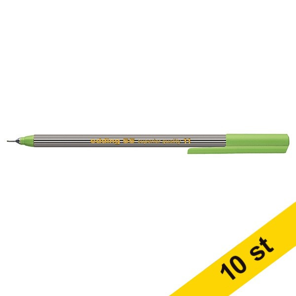 Edding Fineliner 0.3mm | Edding 55 | ljusgrön | 10st  239883 - 1