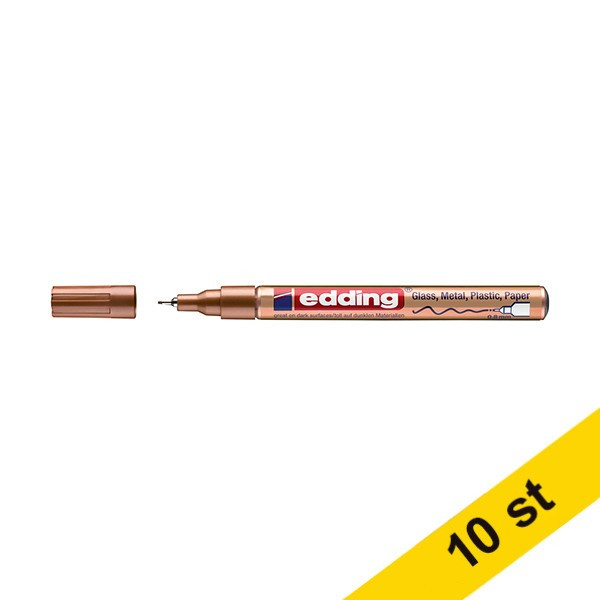 Edding Glansig lackpenna 0.8mm | Edding 780 | koppar | 10st  239478 - 1