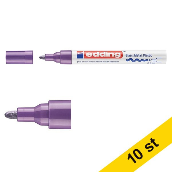 Edding Glansig lackpenna 2.0mm - 4.0mm | Edding 750 | violett | 10st  239450 - 1