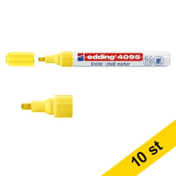 Edding Kritpenna 2.0mm - 3.0mm | Edding 4095 | neongul | 10st  239804 - 1