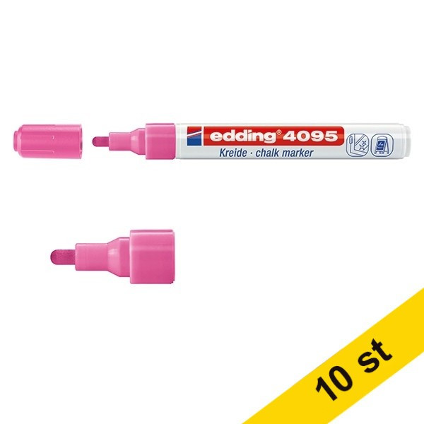 Edding Kritpenna 2.0mm - 3.0mm | Edding 4095 | neonrosa | 10st  239806 - 1