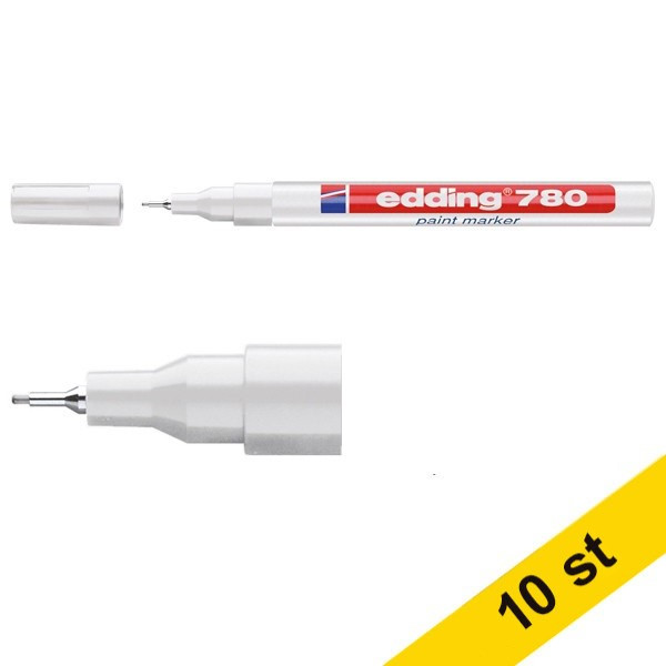 Edding Lackpenna 0.8mm | Edding 780 | vit | 10st  239475 - 1