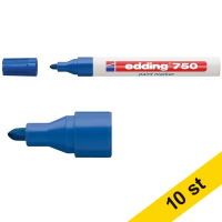 Edding Lackpenna 2.0mm - 4.0mm | Edding 750 | blå | 10st  239445