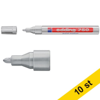 Edding Lackpenna 2.0mm - 4.0mm | Edding 750 | silver | 10st  239455