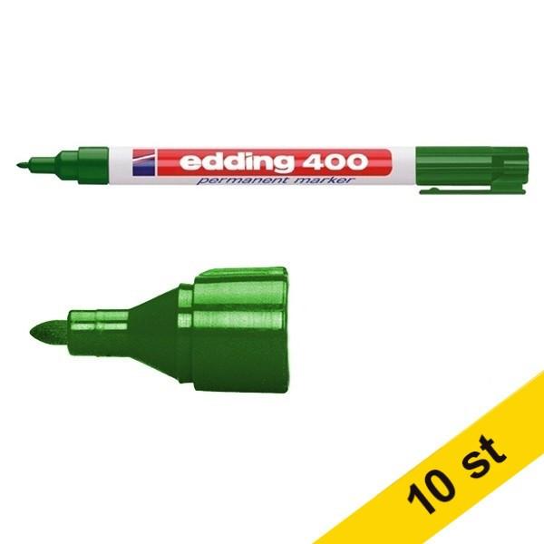 Edding Märkpenna permanent 1.0mm | Edding 400 | grön | 10st  239442 - 1