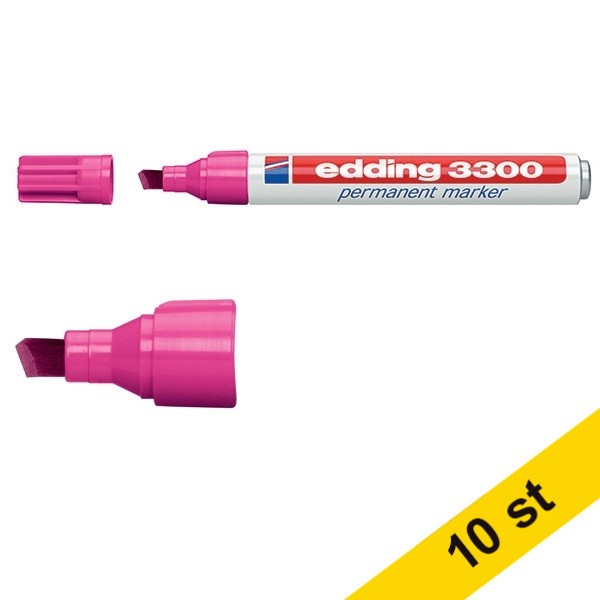 Edding Märkpenna permanent 1.0mm - 5.0mm | Edding 3300 | rosa | 10st  239761 - 1