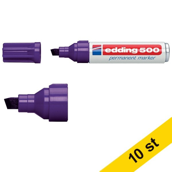 Edding Märkpenna permanent 2.0mm - 7.0mm | Edding 500 | violett | 10st  239872 - 1