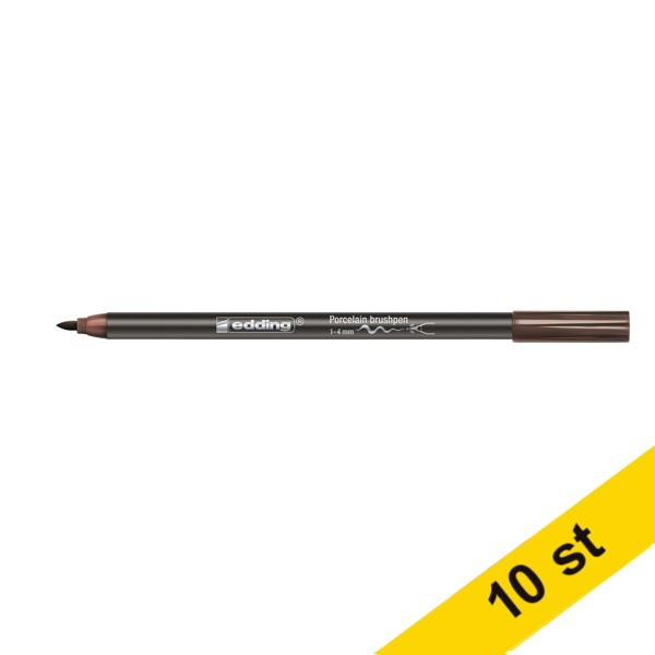 Edding Märkpenna porslin 1.0mm - 4.00mm | Edding 4200 | brun | 10st  239811 - 1