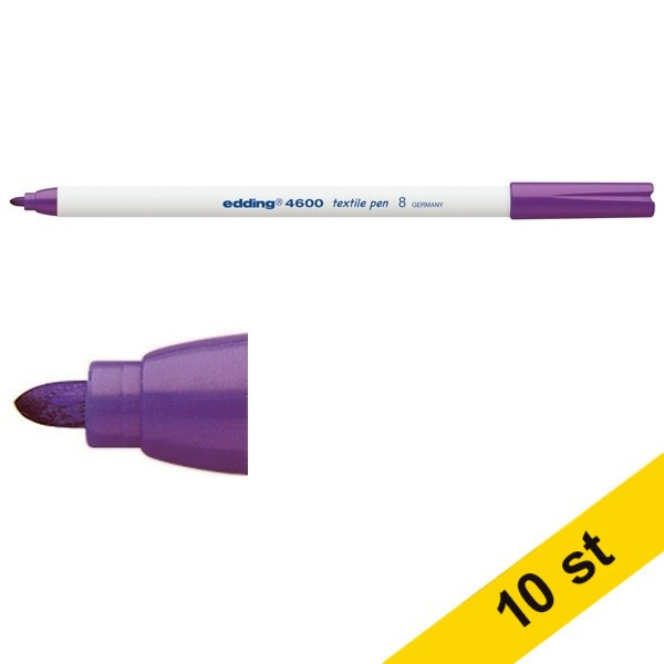 Edding Textilpenna 1.0mm | Edding 4600 | violett | 10st  239864 - 1