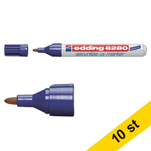 Edding UV-märkpenna permanent 1.5mm - 3.0mm | Edding 8280 | 10st  239919 - 1