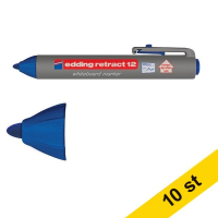 Edding Whiteboardpenna 1.5mm - 3.0mm | Edding Retract 12 | blå | 10st  239514