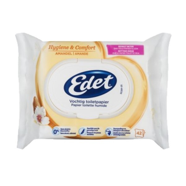 Edet Våtservetter | Edet Rich Almond | 42st 28744194 SED00011 - 1