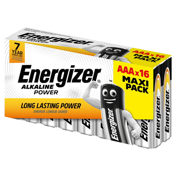 Energizer Alkaline Power AAA/E92 batteri 16-pack E300171700 098921 - 1